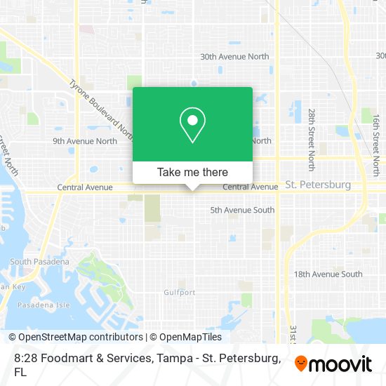 Mapa de 8:28 Foodmart & Services