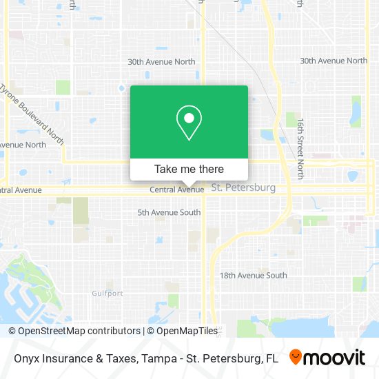 Onyx Insurance & Taxes map