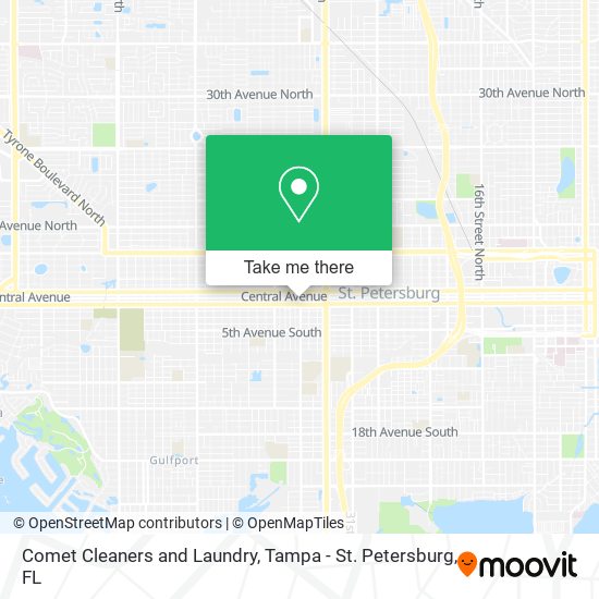 Mapa de Comet Cleaners and Laundry