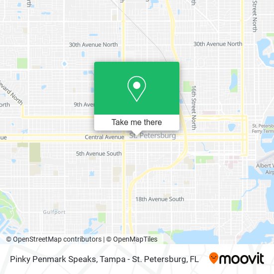 Pinky Penmark Speaks map