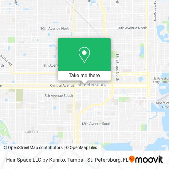 Hair Space LLC by Kuniko map