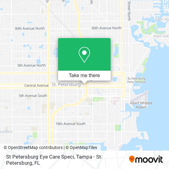 Mapa de St Petersburg Eye Care Speci
