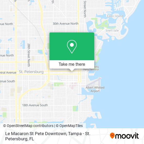 Mapa de Le Macaron St Pete Downtown