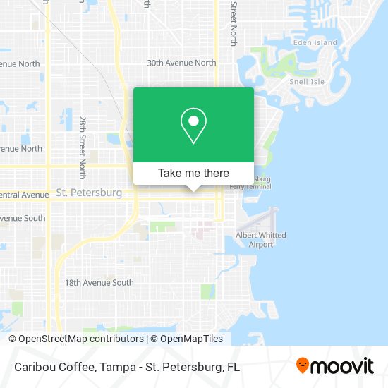 Caribou Coffee map