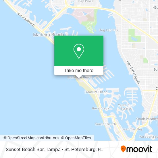 Sunset Beach Bar map