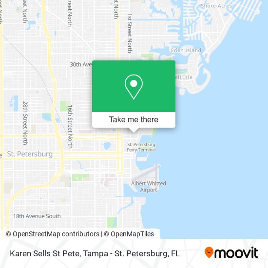 Karen Sells St Pete map