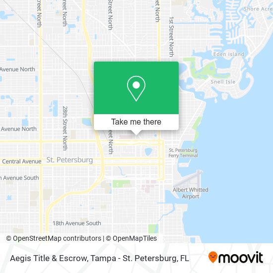 Mapa de Aegis Title & Escrow