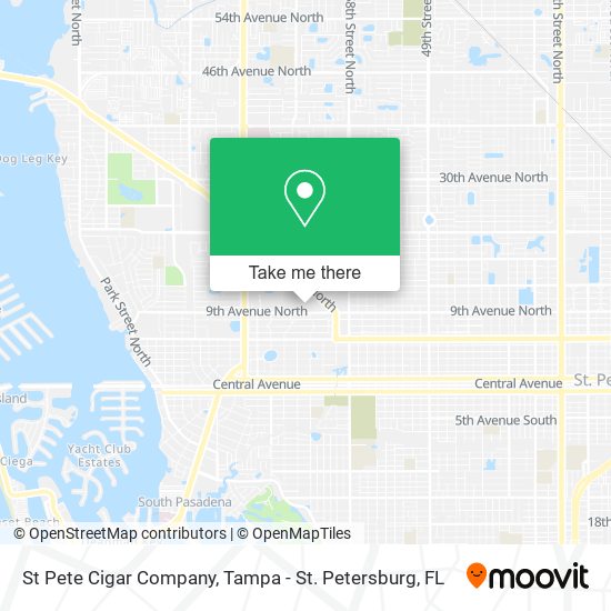 Mapa de St Pete Cigar Company