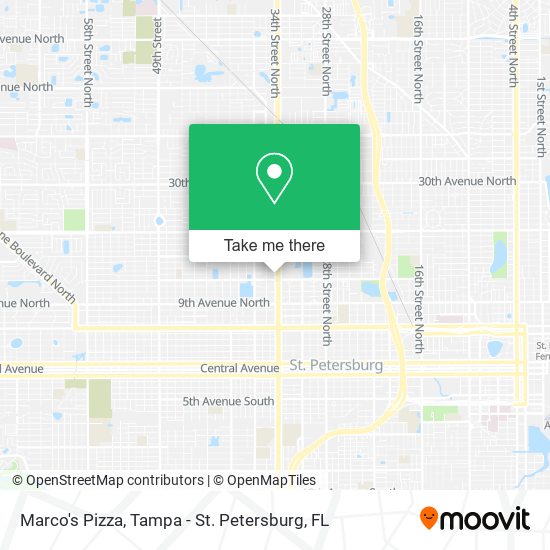 Marco's Pizza map