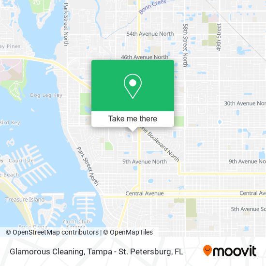 Glamorous Cleaning map