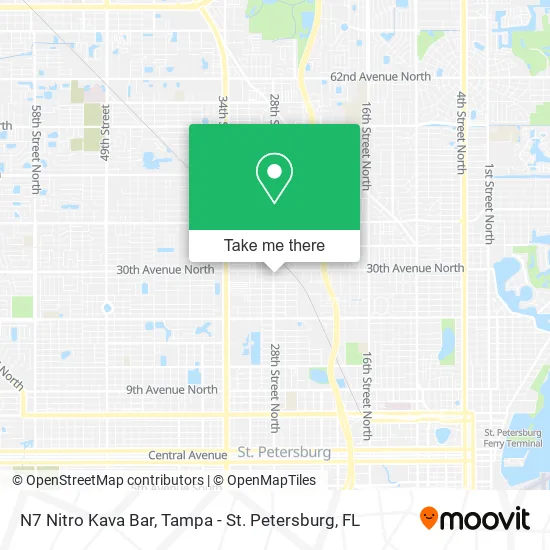 N7 Nitro Kava Bar map