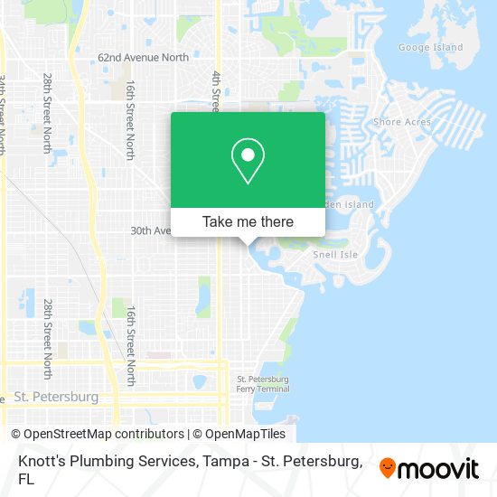 Mapa de Knott's Plumbing Services