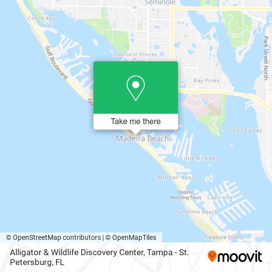 Alligator & Wildlife Discovery Center map