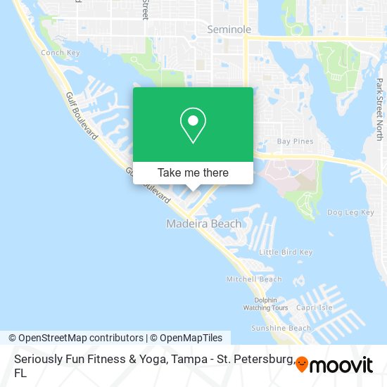 Seriously Fun Fitness & Yoga map