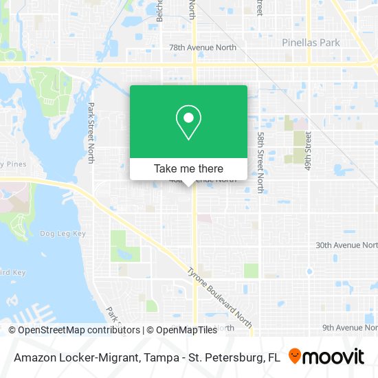 Mapa de Amazon Locker-Migrant