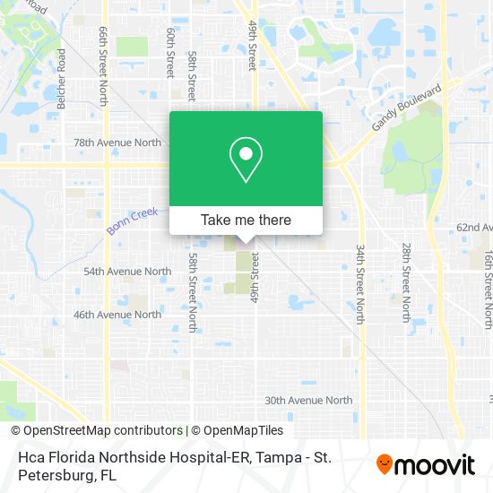 Hca Florida Northside Hospital-ER map