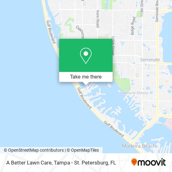 A Better Lawn Care map