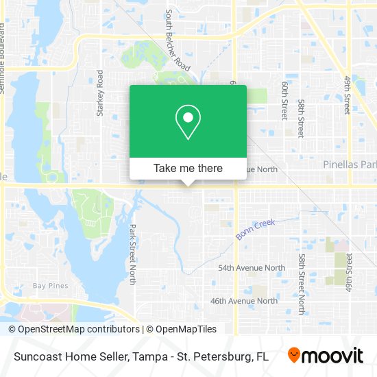 Suncoast Home Seller map