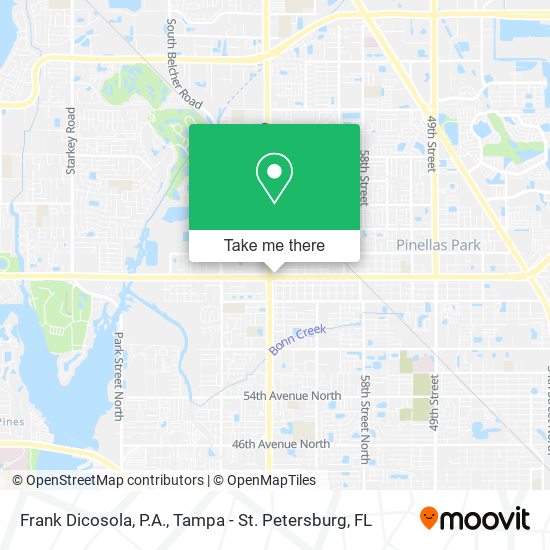 Frank Dicosola, P.A. map