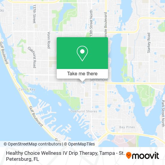 Mapa de Healthy Choice Wellness IV Drip Therapy