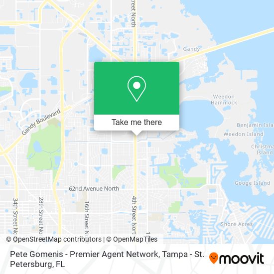 Pete Gomenis - Premier Agent Network map