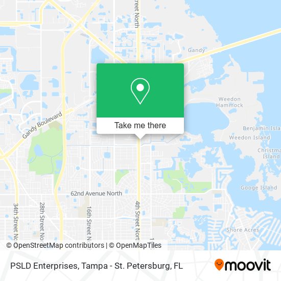 PSLD Enterprises map