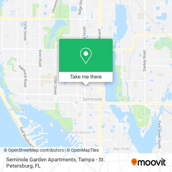 Seminole Garden Apartments map