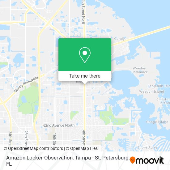 Mapa de Amazon Locker-Observation