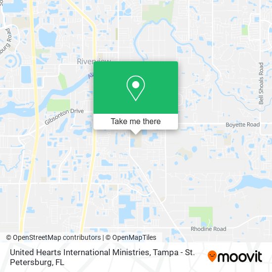 United Hearts International Ministries map