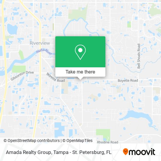 Amada Realty Group map