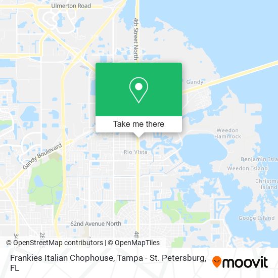 Frankies Italian Chophouse map