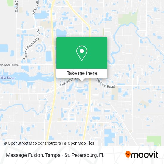 Massage Fusion map