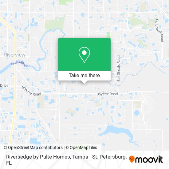 Mapa de Riversedge by Pulte Homes