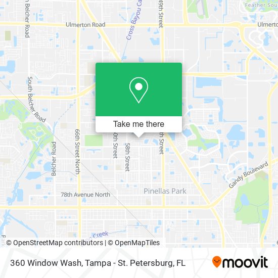 Mapa de 360 Window Wash