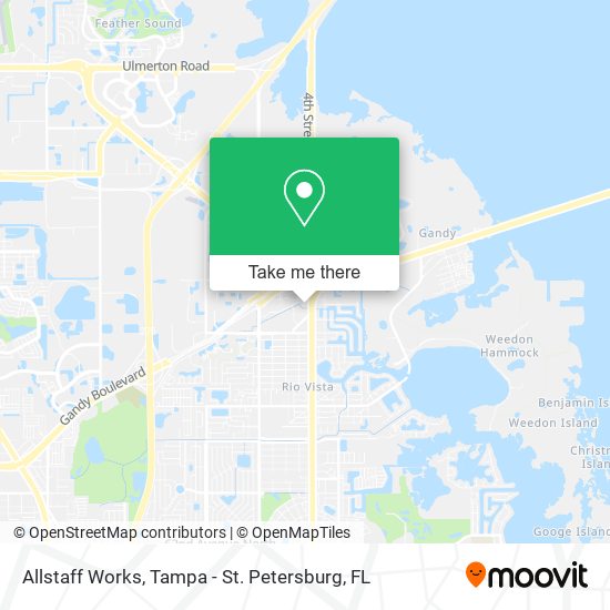 Allstaff Works map