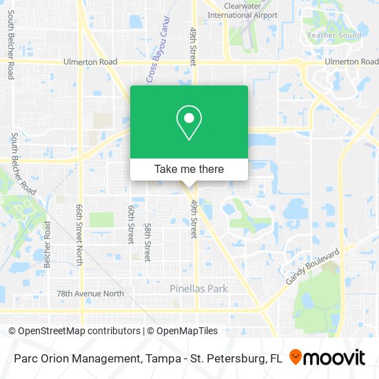 Mapa de Parc Orion Management