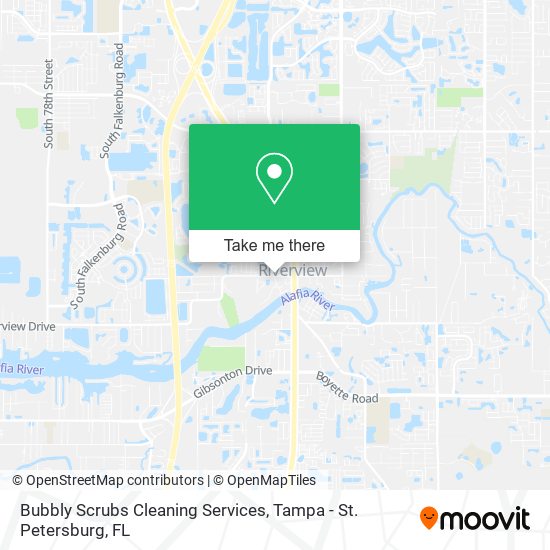 Mapa de Bubbly Scrubs Cleaning Services