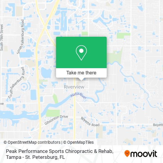 Mapa de Peak Performance Sports Chiropractic & Rehab