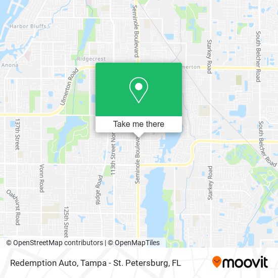 Mapa de Redemption Auto