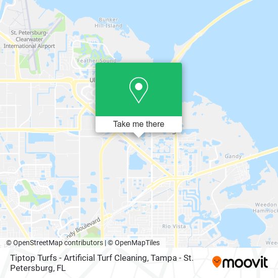 Mapa de Tiptop Turfs - Artificial Turf Cleaning