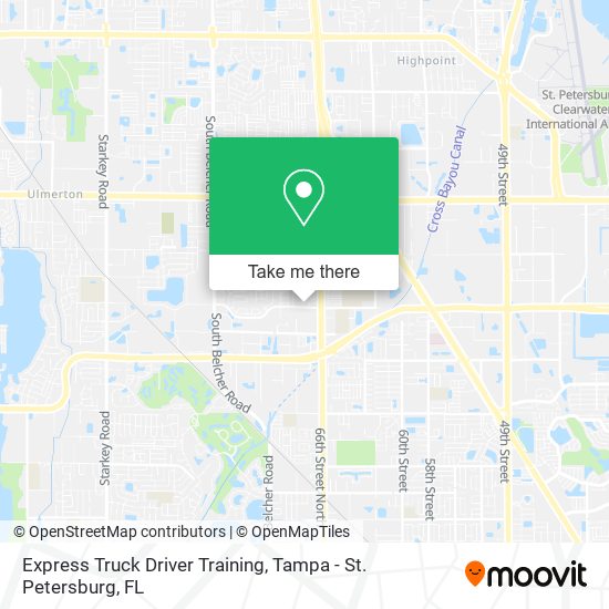 Mapa de Express Truck Driver Training