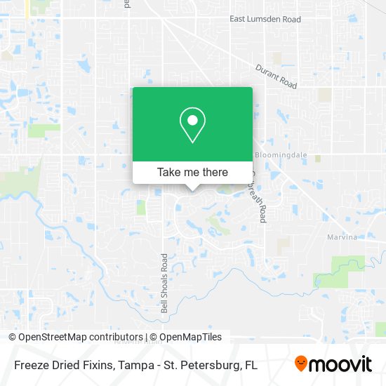 Mapa de Freeze Dried Fixins