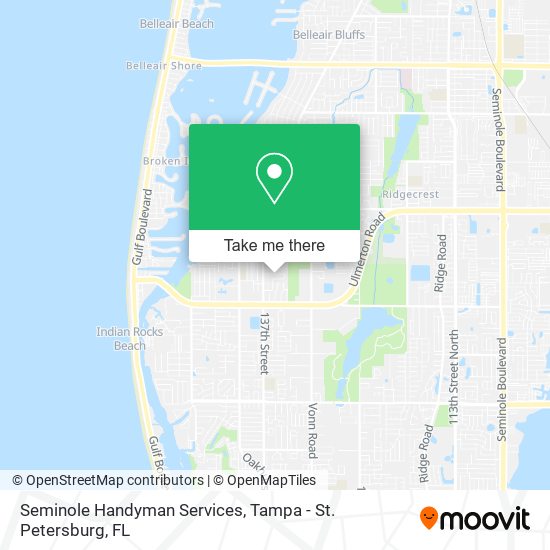 Seminole Handyman Services map