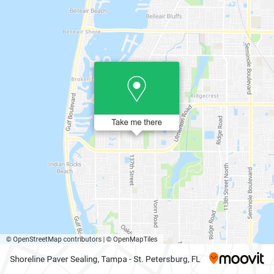 Shoreline Paver Sealing map