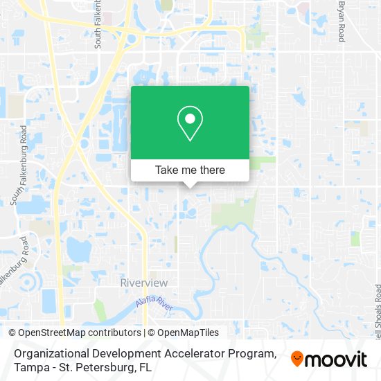 Organizational Development Accelerator Program map