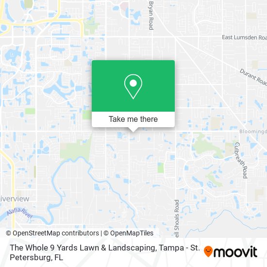 Mapa de The Whole 9 Yards Lawn & Landscaping