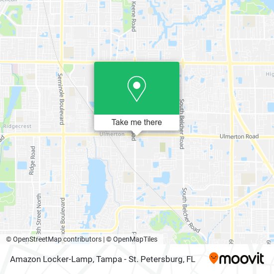 Amazon Locker-Lamp map