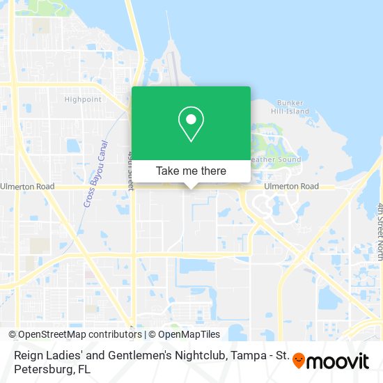 Reign Ladies' and Gentlemen's Nightclub map