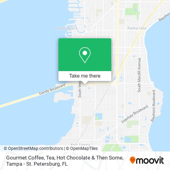 Gourmet Coffee, Tea, Hot Chocolate & Then Some map