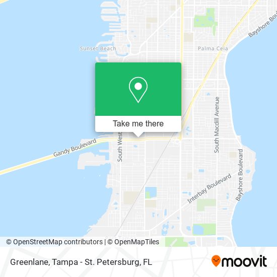 Mapa de Greenlane